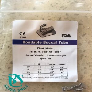 BONDABLE BUCCAL TUBE